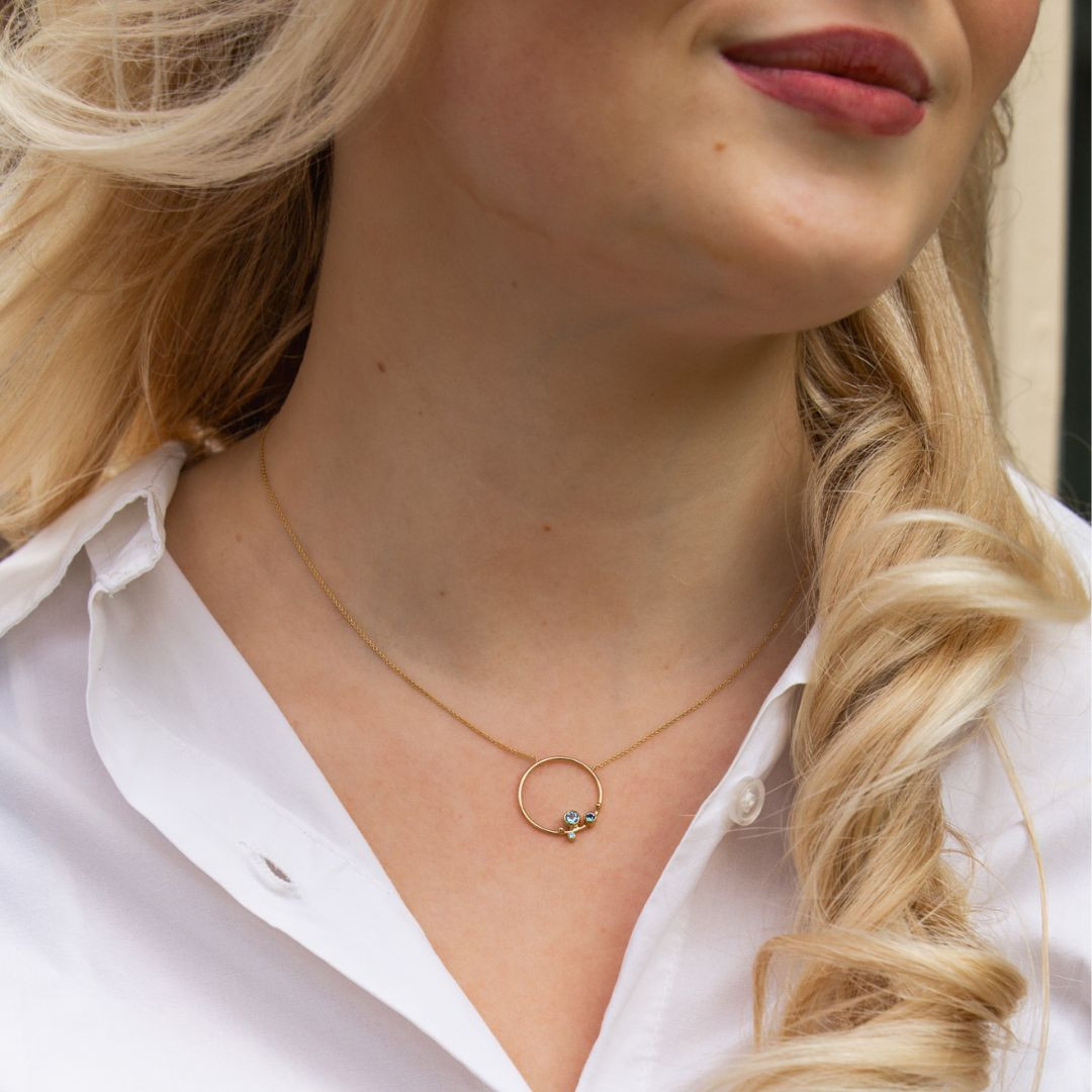 Ketting met steentje